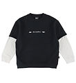 Quiksilver Sweatshirt - Openbar - Sort/Gråmeleret