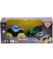 Monster Jam Trucks - 1:43 - 2-pak -Grave Digger/Megalodon m. Lys Monster Jam Trucks - 1:43 - 2-pak -Grave Digger/Megalodon m. Lys