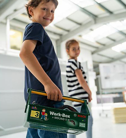 Bosch Mini Værktøjskasse m. Ixolino II - Legetøj - Grøn