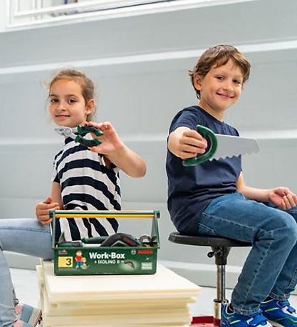 Bosch Mini Værktøjskasse m. Ixolino II - Legetøj - Grøn