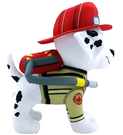 Paw Patrol Bamse - Fire Rescue Deluxe - 30cm - Marshall Paw Patrol Bamse - Fire Rescue Deluxe - 30cm - Marshall