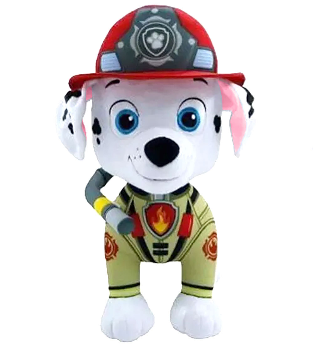 Paw Patrol Kuscheltier - vier Rettung Deluxe - 30 cm - Marshall - Paw Patrol - One Size - Kuscheltiere