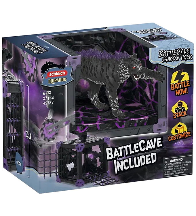 Schleich Eldrador - BattleCave Shadow Tiger - 42739