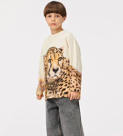 Molo Bluse - Rollo - Big Cheetah Light Molo Bluse - Rollo - Big Cheetah Light