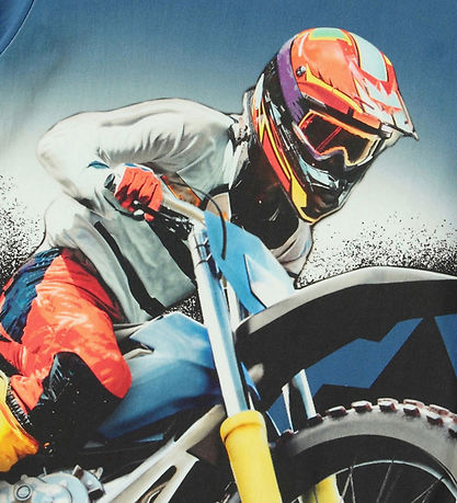 Molo Sweatshirt - Riley - Big MC Blue Molo Sweatshirt - Riley - Big MC Blue