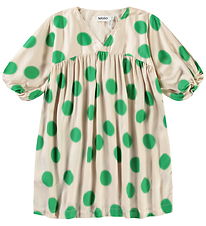 Molo Kjole - Camellia - Green Dots Molo Kjole - Camellia - Green Dots