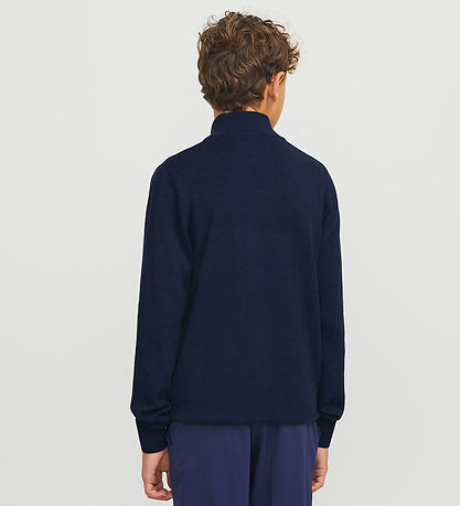 Jack & Jones Blouse - Knitted - Noos - JjeEmil - Navy Blazer
