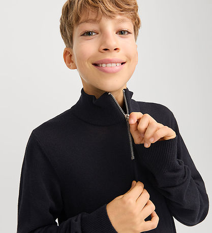 Jack & Jones Blouse - Knitted - Noos - JjeEmil - Black