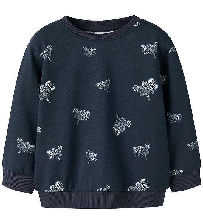 Name It Sweatshirt - NmmVifelix - Navy Blazer/Tractors