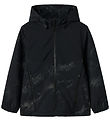 Name It Softshell m. Fleece - NkmAlfa08 - Sort m. Refleksprint Name It Softshell m. Fleece - NkmAlfa08 - Sort m. Refleksprint