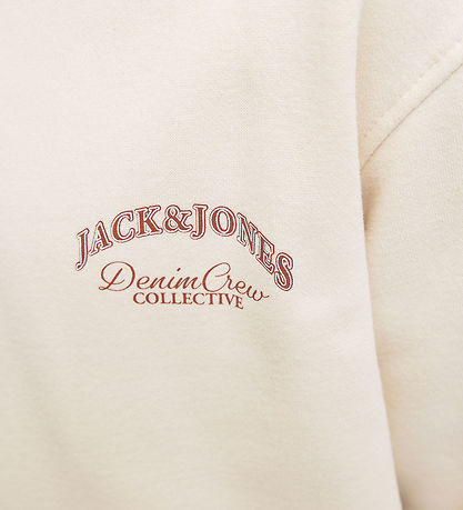 Jack & Jones Kapuzenpullover - JjeBrandes - Antique White