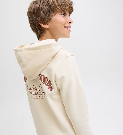 Jack & Jones Kapuzenpullover - JjeBrandes - Antique White