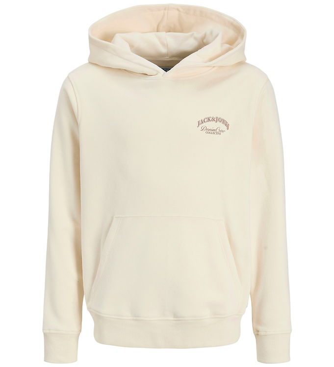 Jack & Jones Hættetrøje - JjeBrandes - Antique White