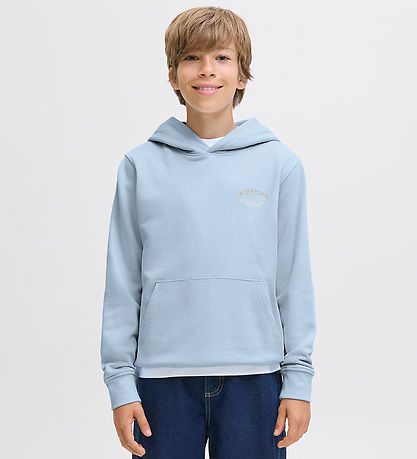 Jack & Jones Hoodie - JjeBrandes - Chambray Blue