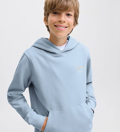 Jack & Jones Hoodie - JjeBrandes - Chambray Blue
