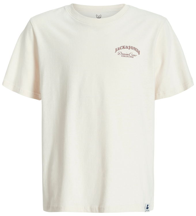 Jack & Jones T-shirt - JjeBrandes - Antique White