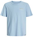 Jack & Jones T-shirt - JjeBrandes - Chambray Blue Jack & Jones T-shirt - JjeBrandes - Chambray Blue