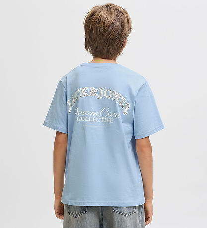 Jack & Jones T-shirt - JjeBrandes - Chambray Blue