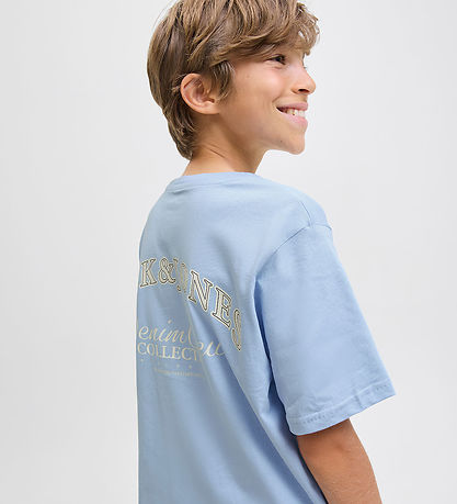Jack & Jones T-shirt - JjeBrandes - Chambray Blue