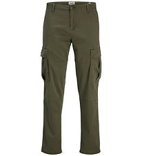 Jack & Jones Bukser - JpstKane - Cargo - Olive Night Jack & Jones Bukser - JpstKane - Cargo - Olive Night