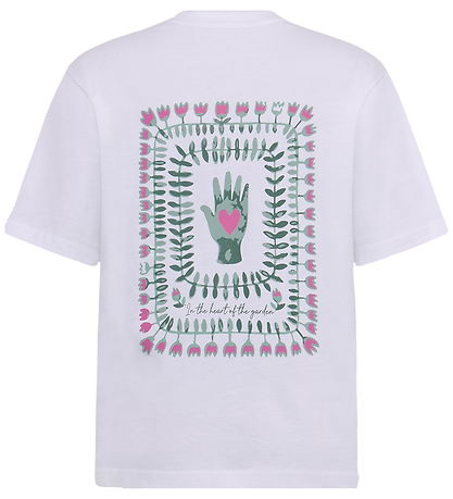 Grunt T-shirt - GrComet - Hvid m. Print Grunt T-shirt - GrComet - Hvid m. Print