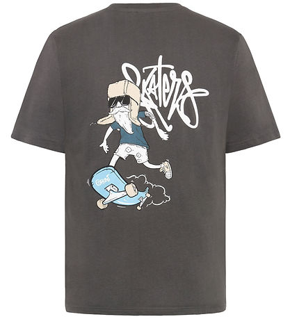 Grunt T-shirt - GrBambui - Dark Grey m. Print Grunt T-shirt - GrBambui - Dark Grey m. Print