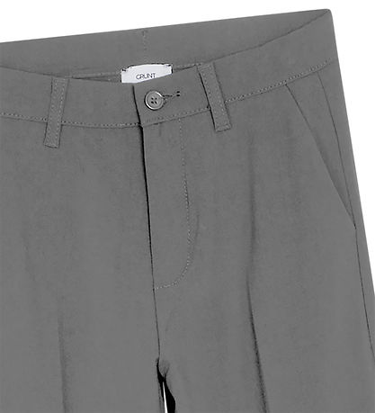 Grunt Bukser - GrDudai Wide - Grå