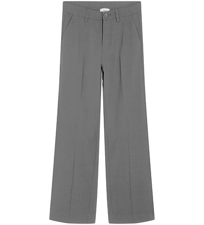 Grunt Bukser - GrDudai Wide - Grå