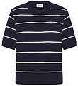 Grunt T-shirt - Strik - GrFerro - Navy Stripe Grunt T-shirt - Strik - GrFerro - Navy Stripe