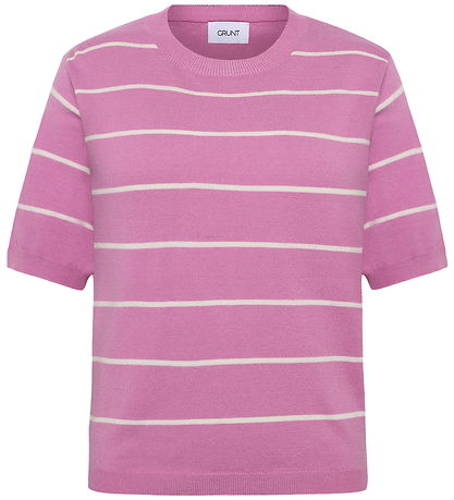 Grunt T-shirt - Strik - GrFerro - Rose Stripe