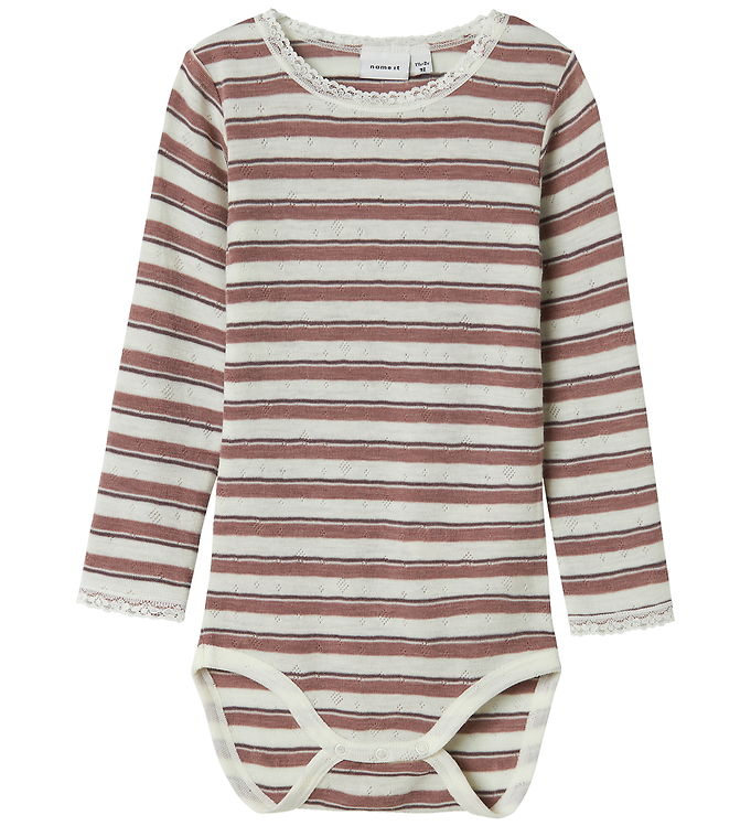 Name It Body l/æ - Uld - NmfWang - Antler/Snow white