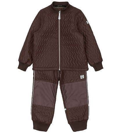 Mikk-Line Termotøj m. Fleece - Duvet - Coated - French Roast Mikk-Line Termotøj m. Fleece - Duvet - Coated - French Roast