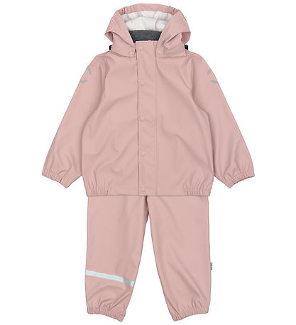 Mikk-Line Regntøj m. Seler - PU - Woodrose Mikk-Line Regntøj m. Seler - PU - Woodrose