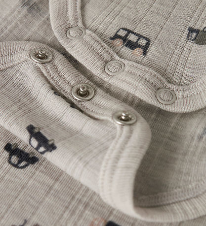 Name It Body l/æ - Uld - Rib - Noos - NbmWang - Nacreous Cloud/S