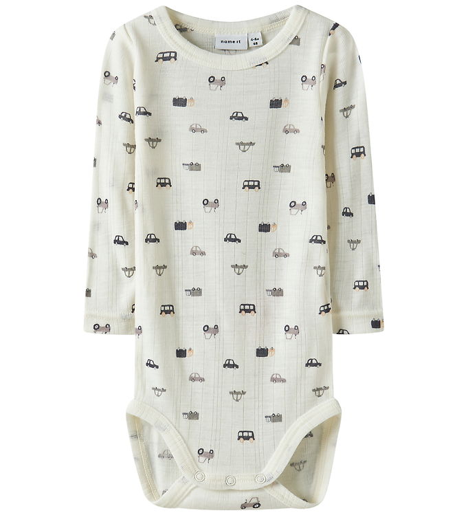 Name It Body l/æ - Uld - Rib - Noos - NbmWang - Snow White/Small