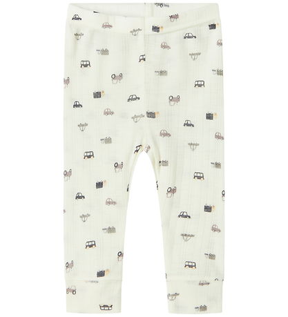 Name It Leggings - Uld - Rib - Noos - NbmWang - Snow White/Small Name It Leggings - Uld - Rib - Noos - NbmWang - Snow White/Small