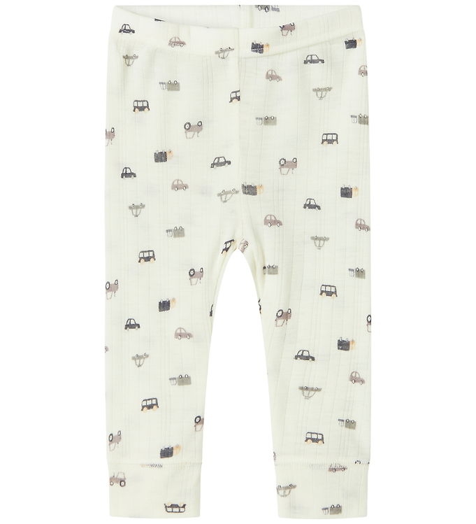 Name It Leggings - Uld - Rib - Noos - NbmWang - Snow White/Small