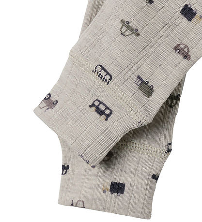 Name It Leggings - Uld - Rib - Noos - NbmWang - Nacreous Cloud/S