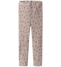 Name It Leggings - Uld - Noos - nmfWang - Shadow Gray/Small flow Name It Leggings - Uld - Noos - nmfWang - Shadow Gray/Small flow