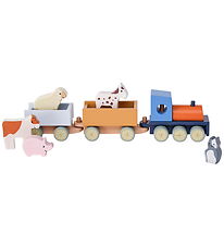 Kids Concept Tog m. Dyr - 40 cm - Træ Kids Concept Tog m. Dyr - 40 cm - Træ