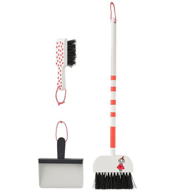Kids Concept Rengøringssæt - 60 cm - Hvid/Rød m. Mumitrolde