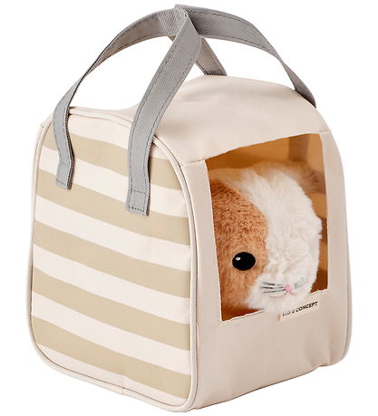 Kids Concept Kat m. Taske - Beige/Hvid Kids Concept Kat m. Taske - Beige/Hvid