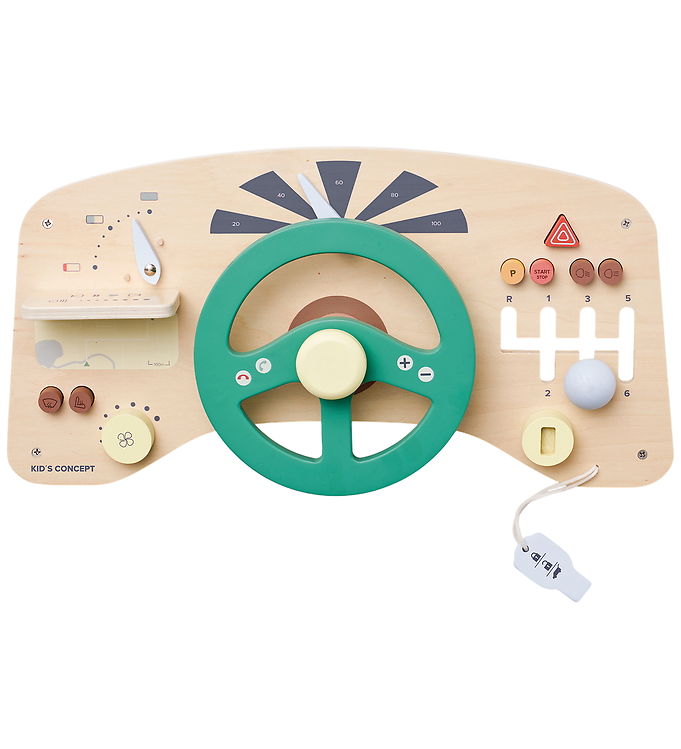 Kids Concept Aktivitetstavle - Træ - Bil