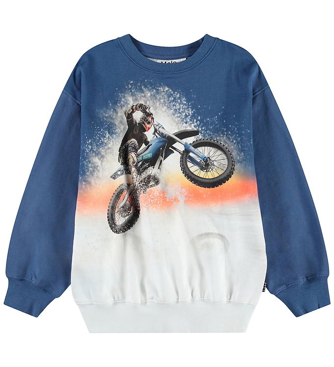 Molo Sweatshirt - Monti - Wheelie Blue