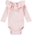 Molo Bodysuit l/s - Rib - Faye - Charlotte Pink Molo Bodysuit l/s - Rib - Faye - Charlotte Pink