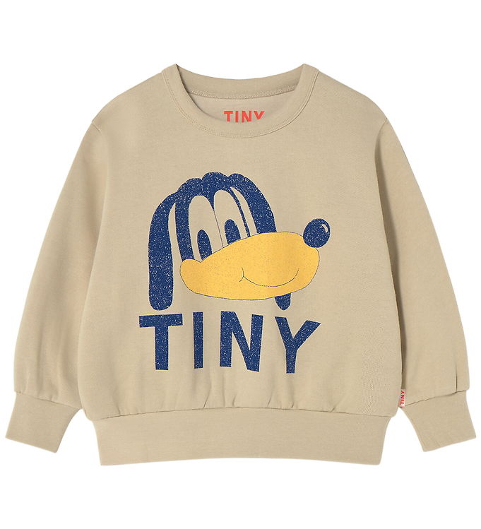 Tiny Cottons Sweatshirt - Dog Graphic - Dark Vanilla
