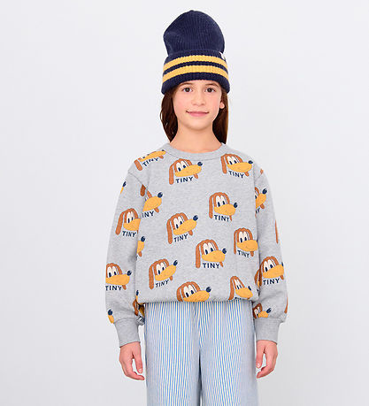 Tiny Cottons Sweatshirt - Dogs - Gråmeleret