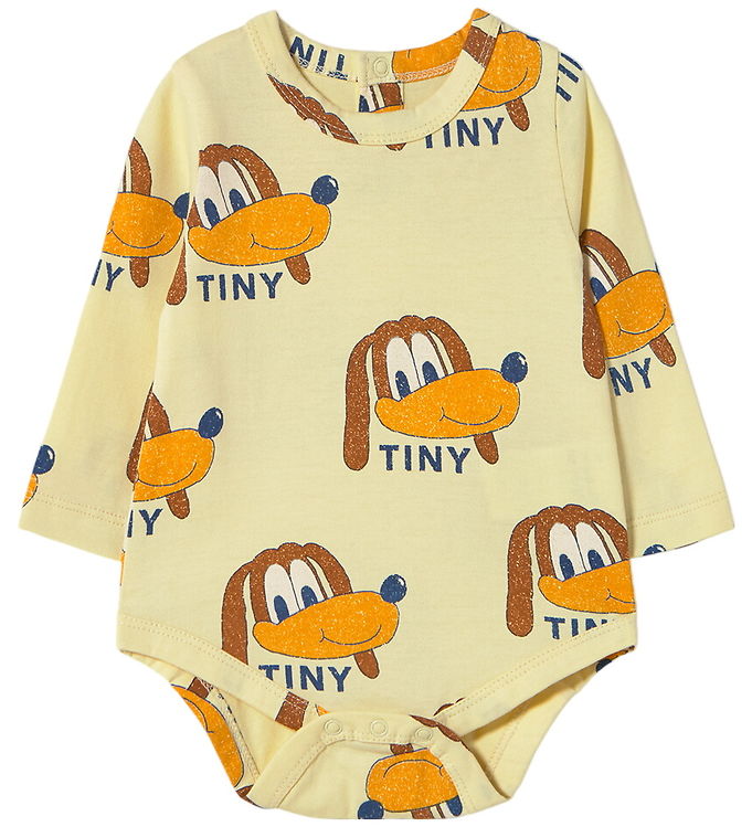 Tiny Cottons Body l/æ - Dogs - Dusty Yellow