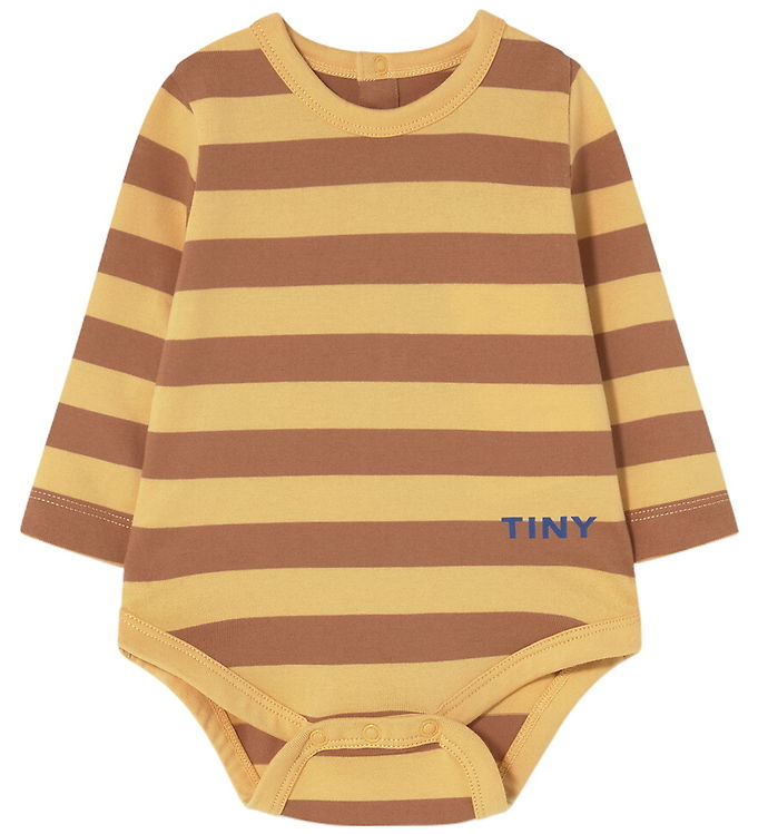 Tiny Cottons Body l/æ - Stripes - Soft Yellow