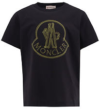 Moncler T-shirt - Sort m. Print Moncler T-shirt - Sort m. Print